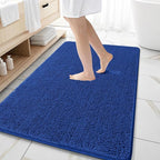 OLANLY Large Bathroom Rugs 59x35, Extra Soft Absorbent Chenille Bath Rugs by OLANLY