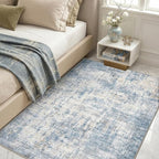 4x6 Area Rugs Washable Living Room Rug-No Slip Soft Carpets Modern Abstract - Image 2
