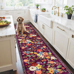 Rug for Hallways Kitchen Rug 2'6" x 14', Non Slip Washable Rugs - Image 6