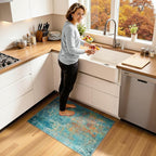 RELEANY Washable Area Rugs 2'x3' Non-Slip Modern Abstract Soft - Image 2
