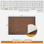 Mibao Front Door Mat Indoor Entrance, Dirt Trapper Welcome Mat - Image 2