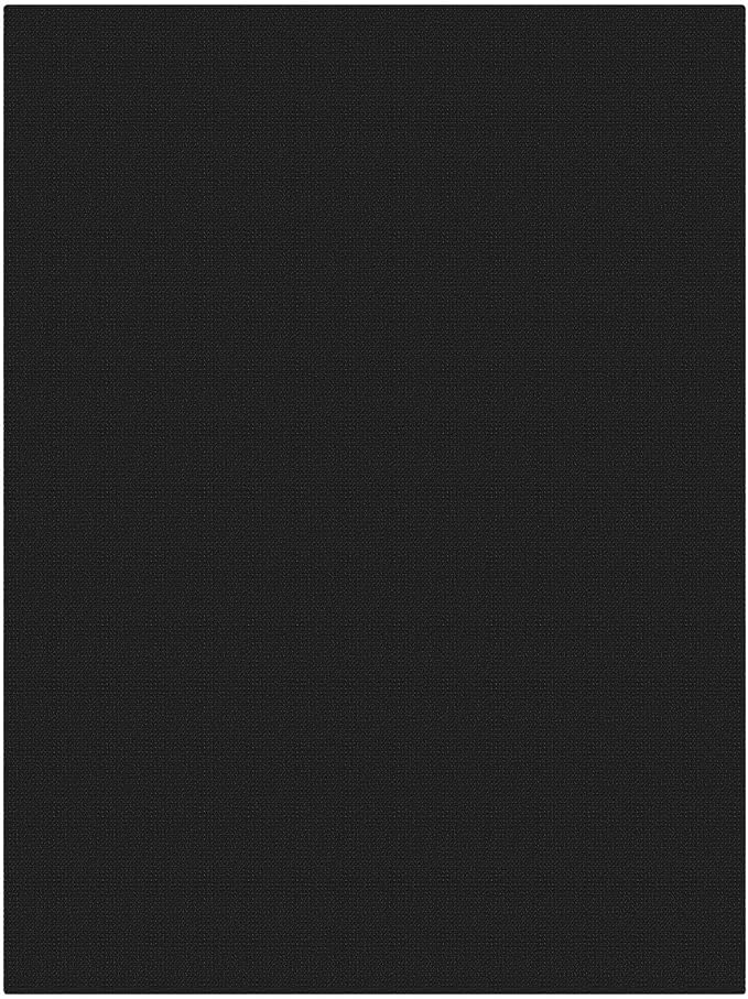 KOZYFLY Black 6x9 Dining Room Rugs, Washable Area Rug - Image 9