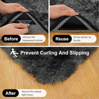 2x3 Rugs for Bedroom, Fluffy Area Rugs for Living Room, Small Fuzzy Shag Soft - Image 3