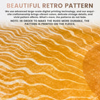 Washable 3x5 Sun Area Rug for Living Room, Retro Brown Sun Modern Boho Large - Image 4