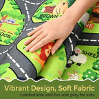 Zoo Adventure Kids Rug, Cute Animal Play Mat - Image 7