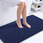 OLANLY Large Bathroom Rugs 40x24, Soft Absorbent Chenille Bath Rugs, Rubber by OLANLY