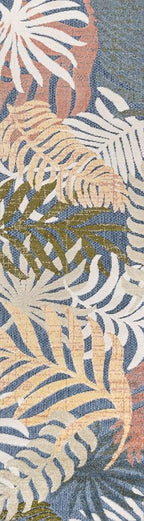 JONATHAN Y Tropics Palm Leaves Indoor Outdoor Runner Rug 2X8 Dark Blue/Multi - Image 7