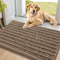 Smiry Dog Door Mat for Muddy Paws 40x24, Absorbent Dirt Trapper, Non-Slip by Smiry