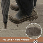 BEQHAUSE Dirt Trapper Door Mat 24" x 60", Doormat Non-Slip Entryway Rugs - Image 3