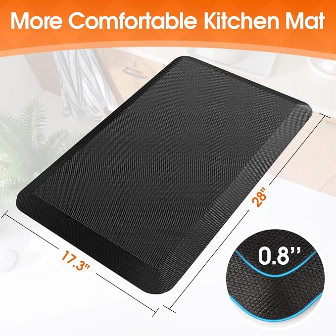 4/5 Inch Thicker Kitchen Mat, Cushioned Thick Floor Comfort Mat, - Image 2