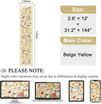 DUKINO 2.6x12 Kitchen Runner Rug, Lightweight Floral Washable Rug - Image 2