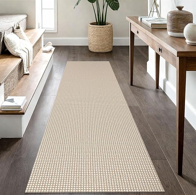 IOHOUZE Washable Runner Rug 2.6x8 Non Slip Rubber Backed Wide Hallway Runner by iOhouze