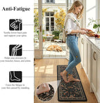 LEEVAN Anti Fatigue Mats for Kitchen Floor Non-Slip, Cushioned Kitchen Mats for - Image 3