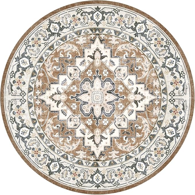 Lessymo 4FT Washable Round Area Rugs - Image 10