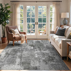 4x6 Ft Area Rugs for Living Room, Soft Non-Slip Washable Rugs Modern Abstract by Cuzwlovita