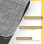 BesWin Large Office Chair Mat for Hardwood Floor, Heavy Duty PVC Floor - Image 3