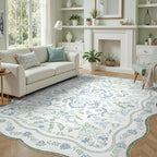 DCX Green and Blue 8x10 Rug, Kid & Pet Friendly - Image 2