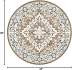 Lessymo 4FT Washable Round Area Rugs - Image 2