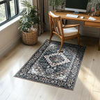 Lessymo 4 x 6 Area Rugs for Living Room- Machine Washable Area Rugs Boho Faux - Image 4