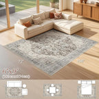 Tortania Area Rug Living Room Rugs - Image 9