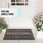 OLANLY Welcome Door Mat Indoor Outdoor Entrance, Heavy Duty Sturdy Front Door - Image 2