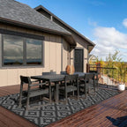 Outdoor Patio Plastic Straw Rug - Image 5