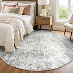 RELEANY Washable Area Rugs 8ft Non-Slip Modern Abstract Soft by RELEANY