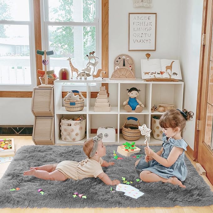 PAGISOFE 2x4 Small Bedroom Rug, Machine Washable Runner Rugs, Soft Plush Area - Image 7