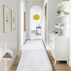 Ophanie Runner Rug for Hallway, 2x6 Washable Non-Slip Fluffy Soft Bedside Rugs by Ophanie
