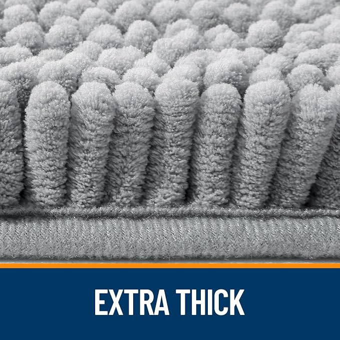 OLANLY Bathroom Runner Rugs 47x17, Extra Soft Absorbent Chenille Bath Rugs - Image 4