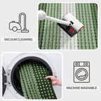 Kitinjoy Indoor Outdoor Door Mat, 40x32 Non-Slip Absorbent Dirt Trapper - Image 5