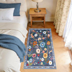 RELEANY Floral 2x4 Area Rugs Washable Print Boho Cute Carpet Non Slip Flower - Image 8