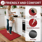 YDKGL Kitchen Runner Rugs Non Slip Washable, Super Absorbent Soft Chenille - Image 3