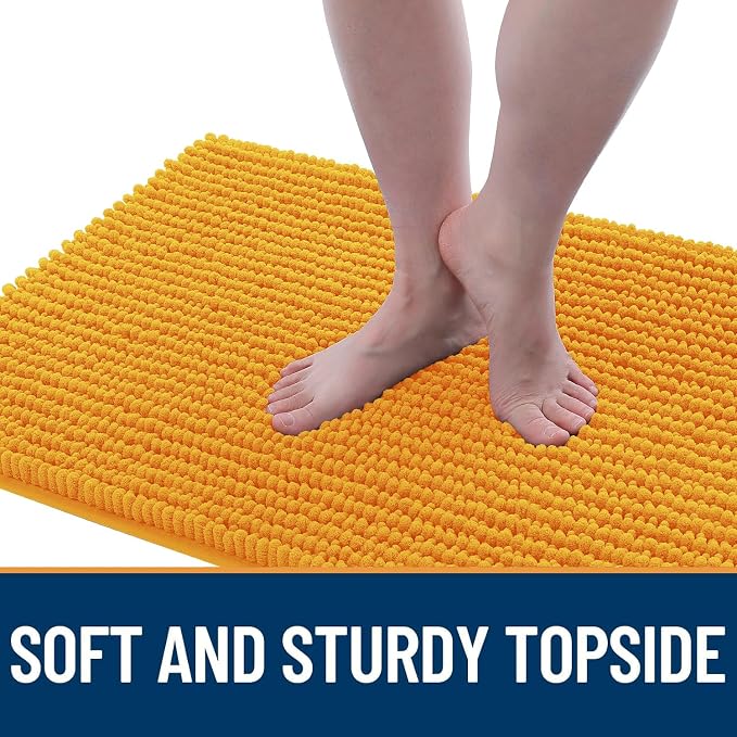 OLANLY Dog Door Mat for Muddy Paws 36x24, Ultra Absorbent Chenille Mud Doormat - Image 3