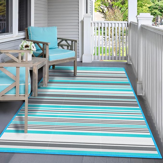 Outdoor Patio Plastic Rug Waterproof - Image 4
