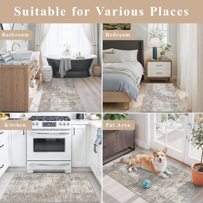 2x4 Washable Entryway Area Rug - Image 4
