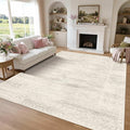 Latte&Fog 9x12 Washable Rugs for Living Room, Large Ivory Area Rugs for Girls by LatteFog