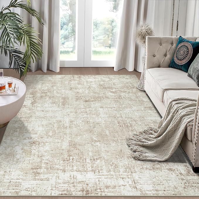 5x7 Area Rugs for Living Room Rug Washable: Modern Rug for Dining Room Bedroom by Aelenmu