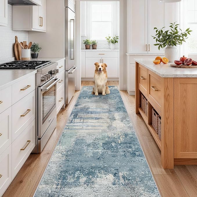 Washable 3x12 Hallway Runner Rug: Washable Non-Slip Carpet by BYYVOORugsforYourHome