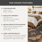 Hazo Haus Boho Runner Rug 3x8, Stain Resistant Indoor Carpet - Image 6