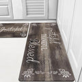 HEBE Anti Fatigue Kitchen Rugs Set of 2, Non Slip Cushioned Kitchen Mats by HEBE