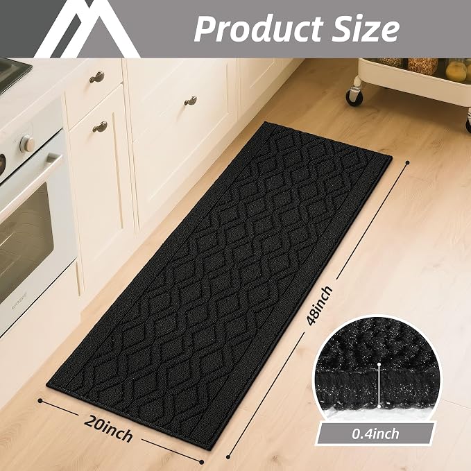 COSY HOMEER-Kitchen-Rugs-and-Mats 20"x48" Non Slip Kitchen Mats - Image 2