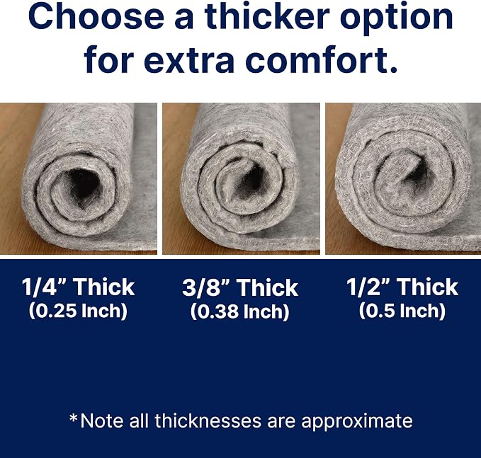 RUGPADUSA - Basics - 8'x10' - 1/4" Thick - 100% Felt - Protective Cushioning - Image 8