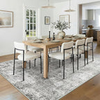 RELEANY Washable Area Rugs 5'x7' Non-Slip Modern Abstract Soft - Image 3