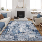 Rugcomf 9x12 Boho Rug Soft Area Rug Non-Slip Non-Shedding Faux Wool Vintage Rug by Rugcomf