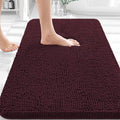 OLANLY Bathroom Rugs 30x20, Extra Soft Absorbent Chenille Bath Rugs, Rubber by OLANLY