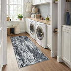RELEANY Washable Area Rugs 3x6 Non-Slip Modern Abstract Soft - Image 2