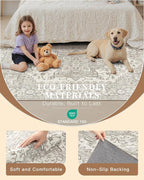 Madane Hallway Runner Rug 2'6''x12', Non Slip Vintage 12ft Runners - Image 5