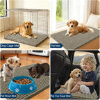 OLANLY Dog Door Mat for Muddy Paws 36x24, Ultra Absorbent Chenille Mud Doormat - Image 7
