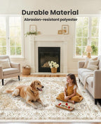AMADA HOMEFURNISHING 5x7 Area Rugs, Washable Living Room Rug Low-Profile - Image 4